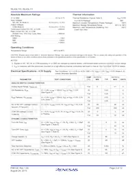ISL43L111IH-T Datasheet Page 3