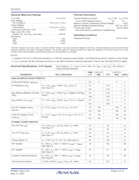 ISL54047IRUZ-T Datasheet Page 3