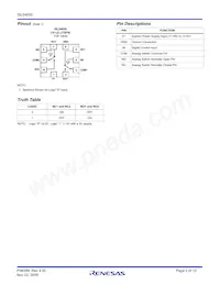 ISL54050IRUZ-T7A Datasheet Page 2