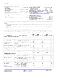 ISL54053IRUZ-T Datasheet Page 3
