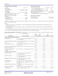 ISL54059IRUZ-T Datasheet Page 3