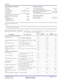 ISL54065IRUZ-T Datasheet Page 3