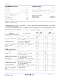 ISL54065IRUZ-T Datasheet Pagina 3