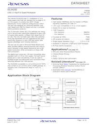 ISL54200IRZ-T Datasheet Cover