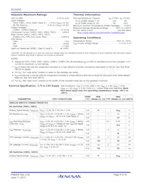 ISL54200IRZ-T Datasheet Page 4