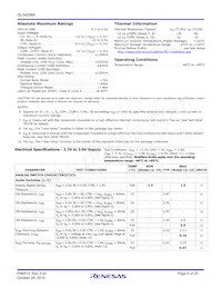 ISL54206AIRTZ-T Datasheet Page 4