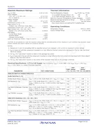 ISL54214IRUZ-T Datasheet Page 5