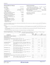 ISL54215IRUZ-T Datasheet Page 3