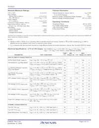 ISL54221IRUZ-T Datasheet Page 3