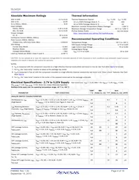 ISL54224IRUZ-T7A Datasheet Page 4