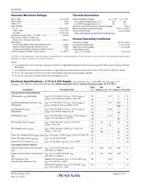 ISL54226IRUZ-T7A Datasheet Page 4