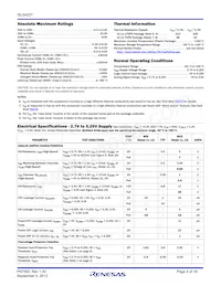 ISL54227IRUZ-T7A 데이터 시트 페이지 4