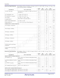 ISL54302IRZ-T Datasheet Page 4