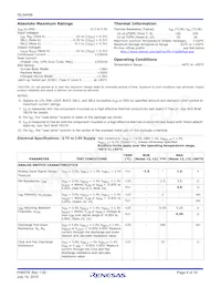 ISL54406IRTZ-T Datasheet Page 4