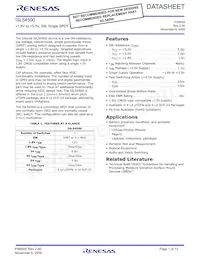 ISL54500IRUZ-T Datasheet Cover