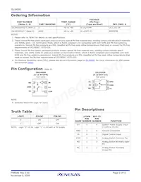 ISL54500IRUZ-T Datasheet Page 2