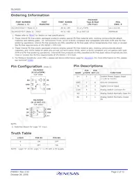 ISL54503IRUZ-T Datasheet Page 2