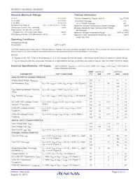 ISL84523IVZ-T Datasheet Page 3