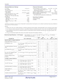 ISL8499IRTZ-T Datasheet Page 3