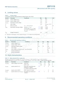 ISP1110VHTS Datasheet Page 12