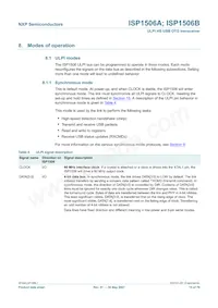ISP1506ABS Datasheet Page 15