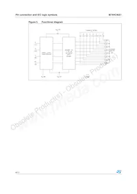 M74HC4051TTR Datasheet Page 4