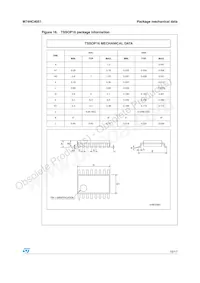 M74HC4051TTR Datasheet Pagina 15