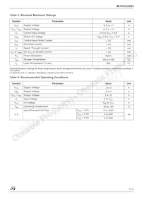 M74HC4053RM13TR Datasheet Page 3