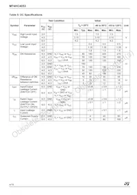 M74HC4053RM13TR Datasheet Page 4