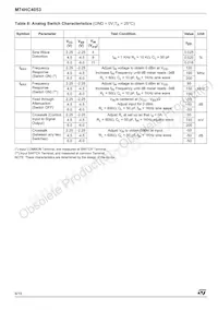 M74HC4053RM13TR Datasheet Page 6