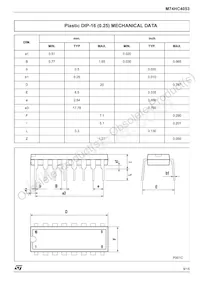 M74HC4053RM13TR Datasheet Page 9