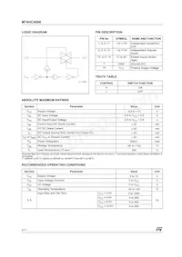 M74HC4066TTR Datasheet Pagina 2