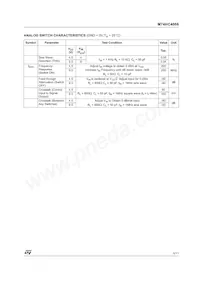 M74HC4066TTR Datasheet Page 5