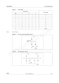 M74HC4851TTR Datasheet Page 3