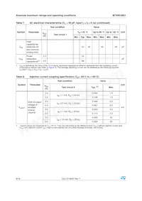 M74HC4851TTR Datasheet Pagina 8