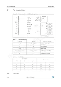 M74HC4852RM13TR Datasheet Page 2