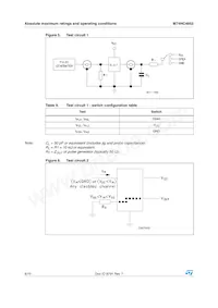 M74HC4852RM13TR Datasheet Page 8