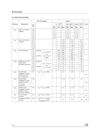 M74HC4852TTR Datasheet Pagina 4