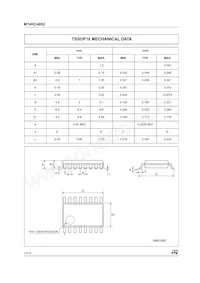 M74HC4852TTR Datasheet Page 10