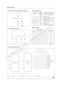 M74HCT4051RM13TR Datenblatt Seite 2