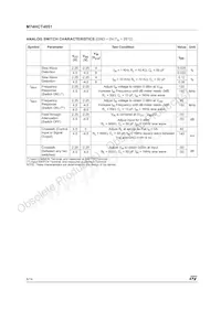 M74HCT4051RM13TR Datasheet Page 6