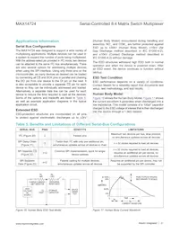 MAX14724ETP+ Datasheet Page 21