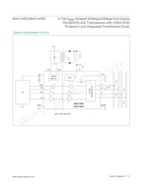 MAX14855GWE+ Datasheet Page 21