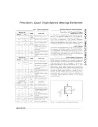MAX303C/D Datasheet Page 5