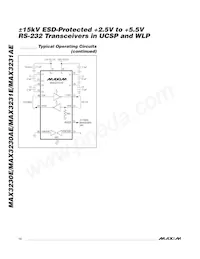 MAX3231AEEWV+T Datasheet Page 12