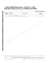 MAX3231AEEWV+T Datasheet Pagina 16