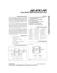 MAX332CPE+數據表 封面