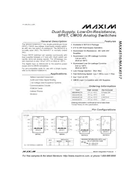 MAX4516EPA+ Datasheet Copertura