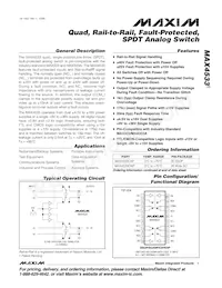 MAX4533EAP-T Datasheet Cover