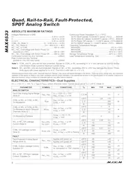MAX4533EAP-T Datasheet Page 2
